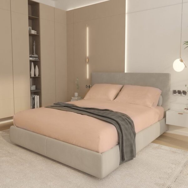 Homestill,Cearceaf cu elastic Microfibra 160×200+2 Fete Perna 50×70