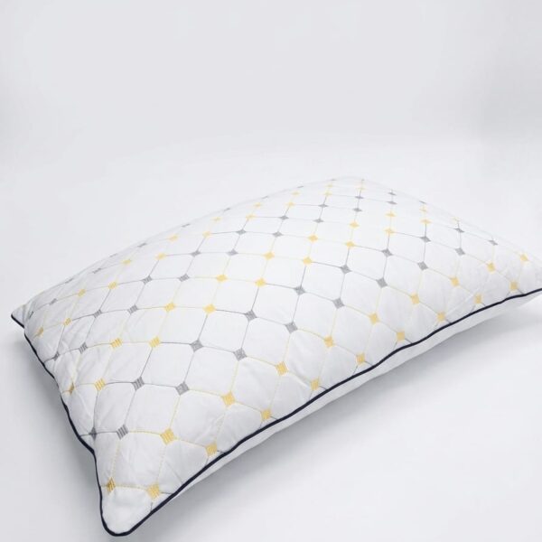 Perna Brodata, Microfibră Soft Touch, Auriu, 50×70, HomeStill