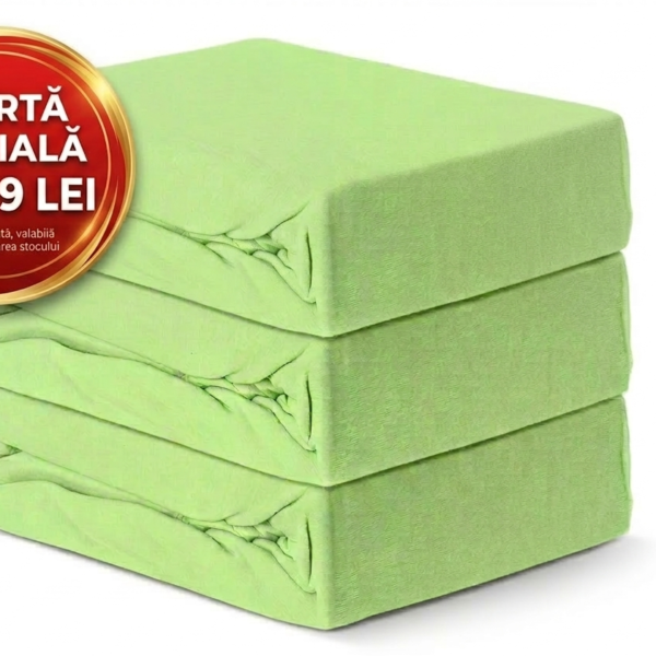 Set 3 Cearceaf cu elastic jersey